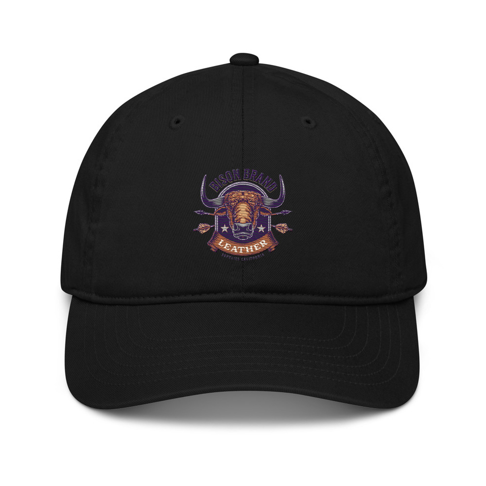 Bison Brand Leather - Animal Organic Baseball Cap