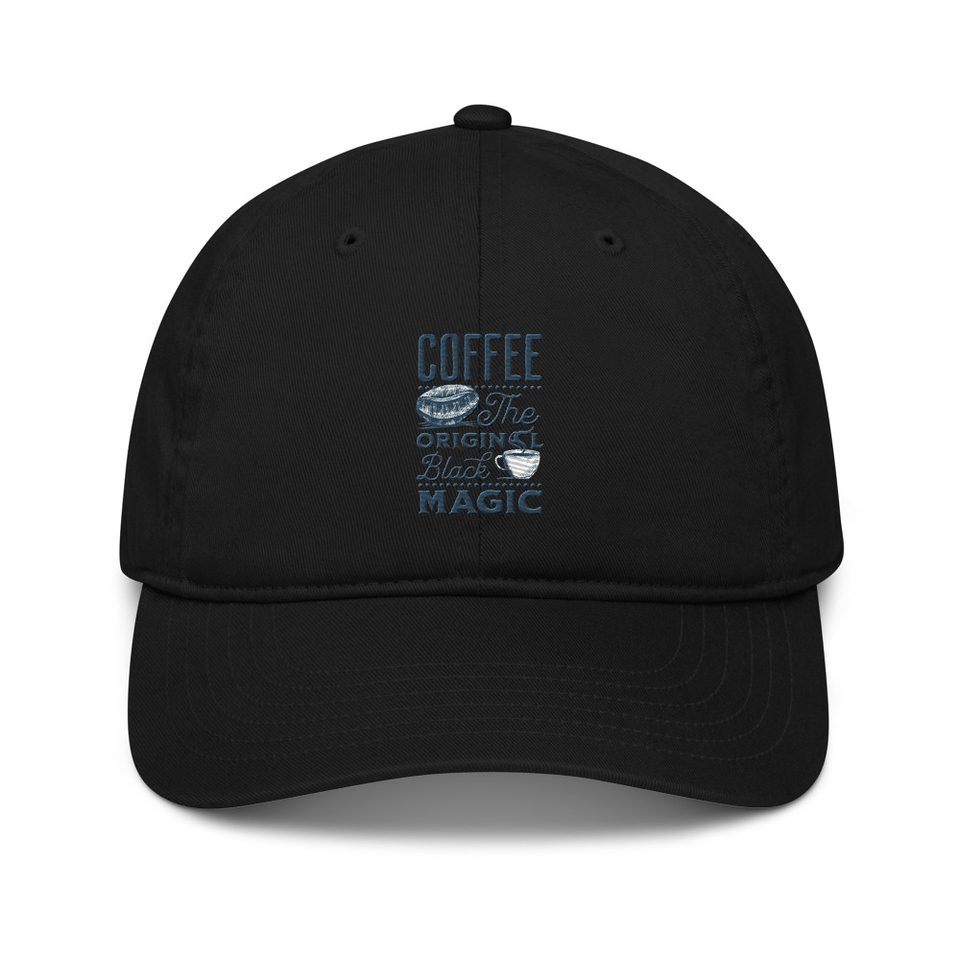 Black Magic Coffee - Simple Cup Organic Baseball Cap