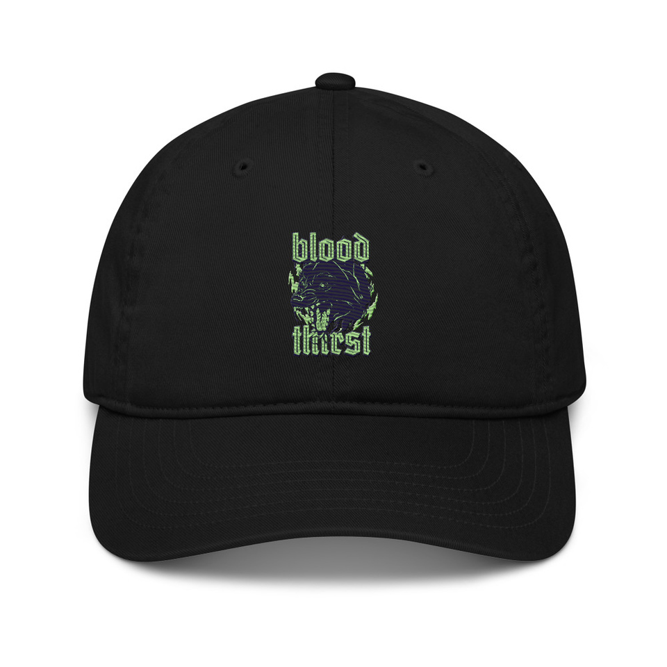 Blood Thirst - Neon Dog Organic Baseball Cap