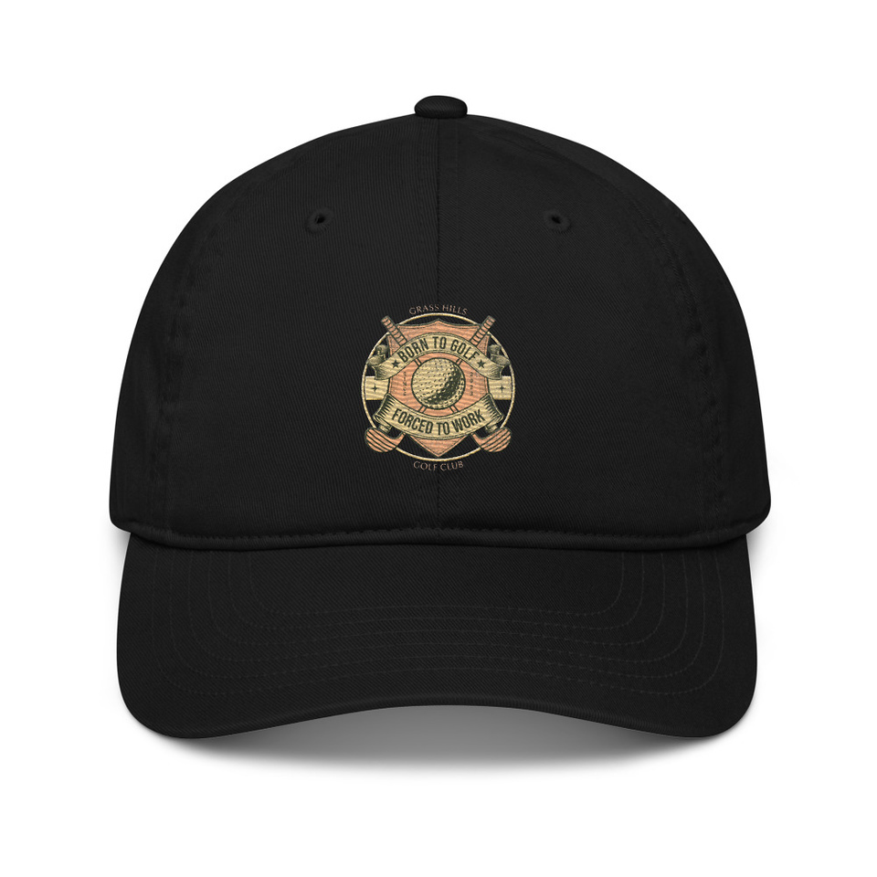 Born To Golf Organic Baseball Cap
