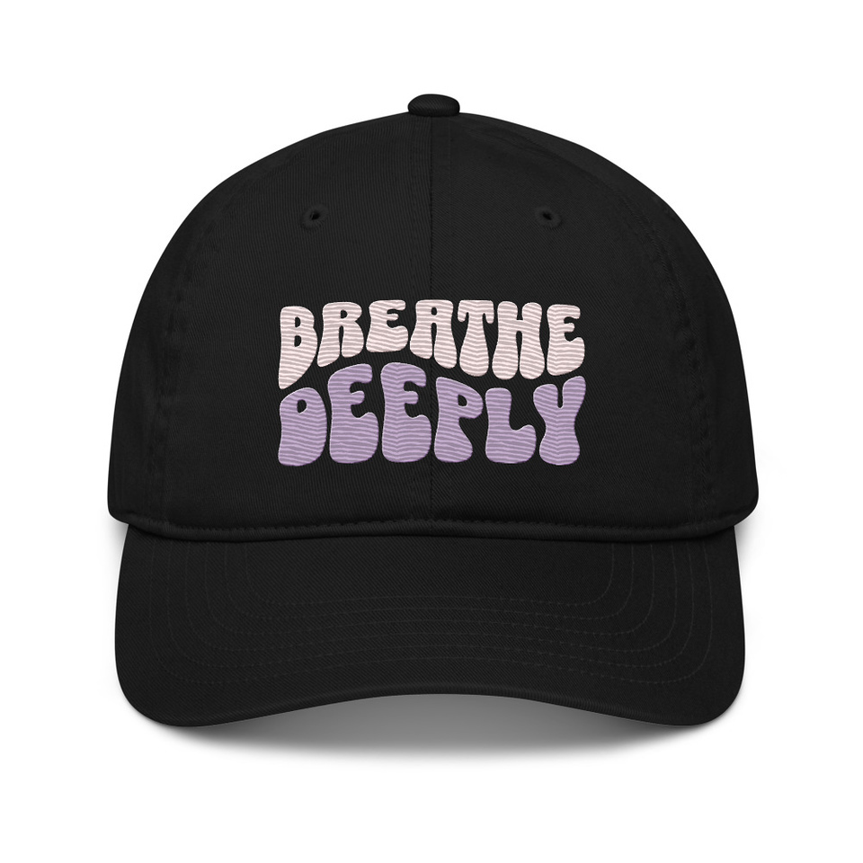 Breathe Deeply Organic Baseball Cap
