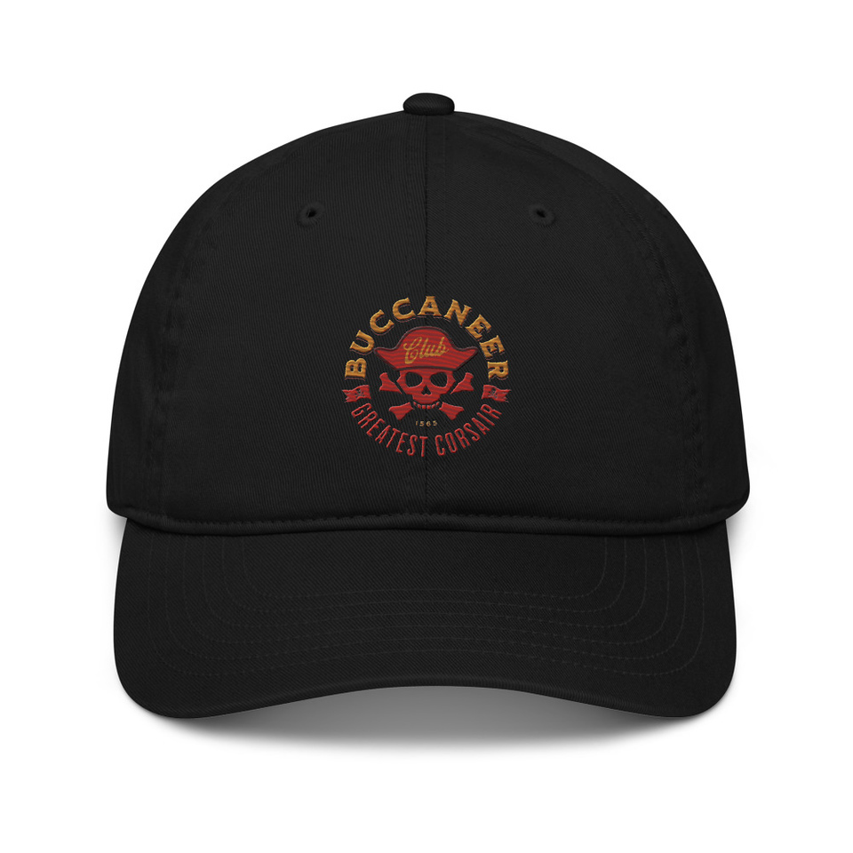 Buccaneer Club - Pirate Skull Organic Baseball Cap