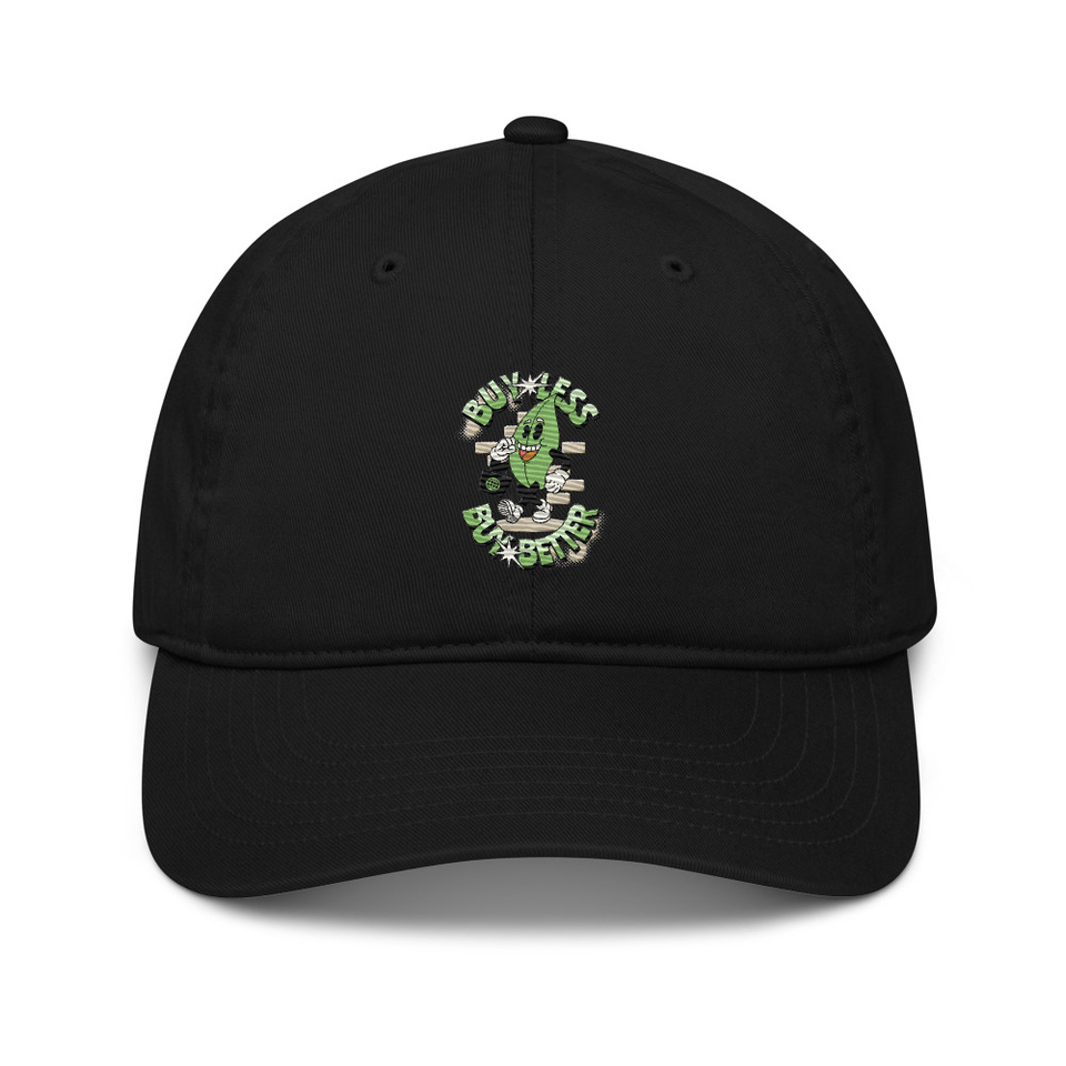 Buy Less- Buy Better Organic Baseball Cap