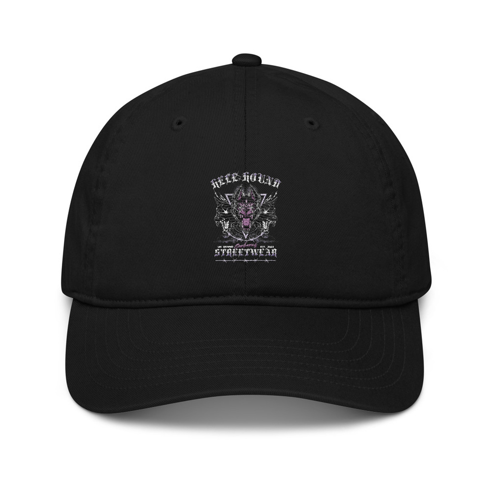 Cerberus Hell Hound Streetwear - Dark Aesthetic Organic Baseball Cap