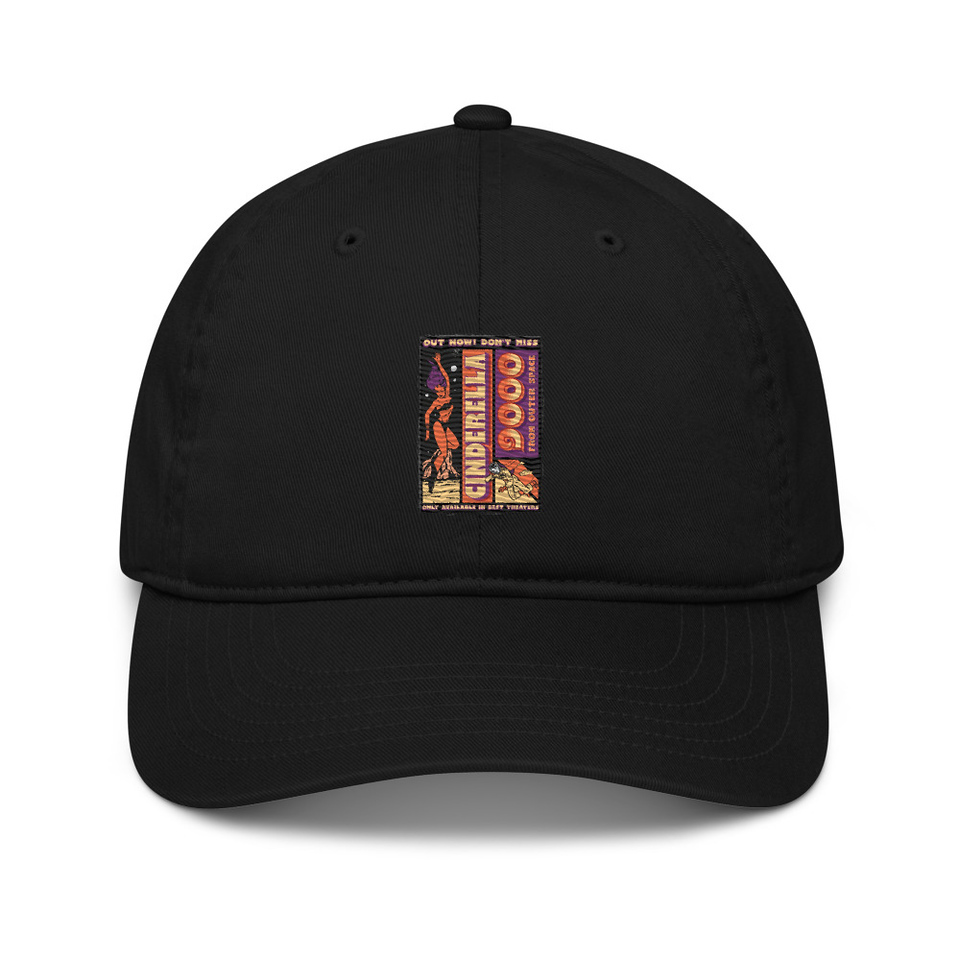 Cinderella 9000 - Retro Astronaut Organic Baseball Cap