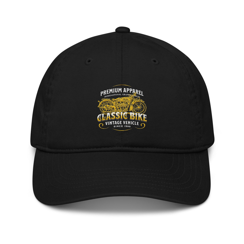 Classic Bike Organic Baseball Cap