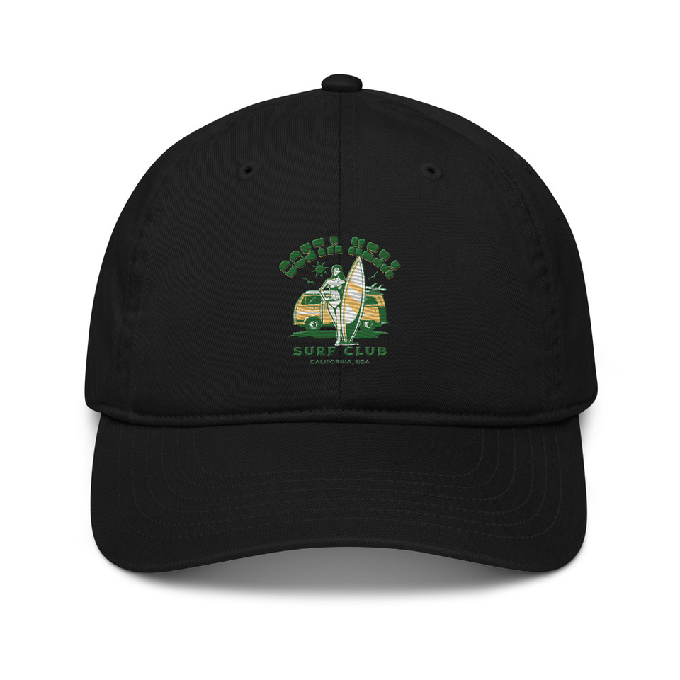 Costa Mesa Surf Club - Campervan Organic Baseball Cap