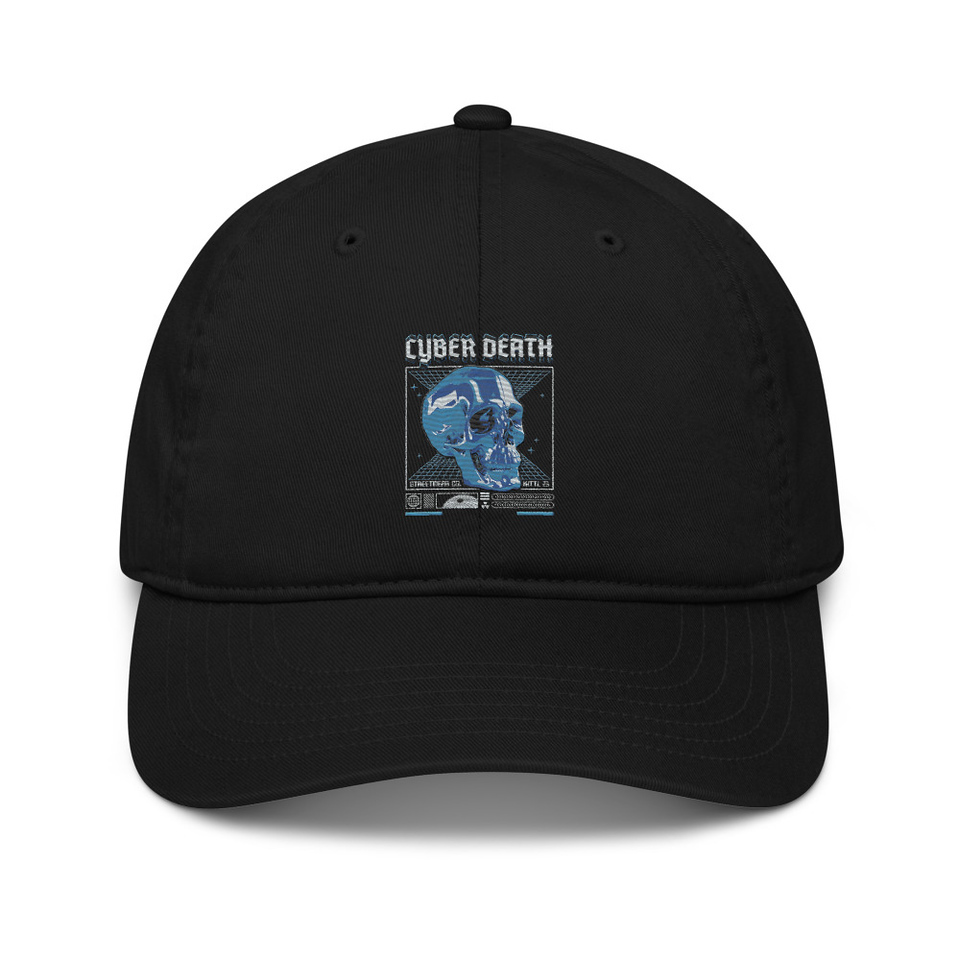 Cyber Death - Skull Organic Baseball Cap