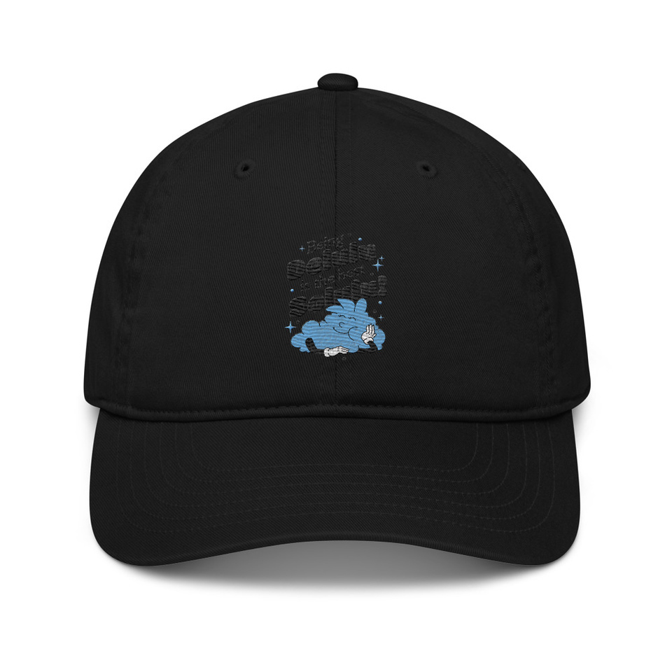 Delulu is the Solulu! - Typographic Cartoon Streetwear Organic Baseball Cap
