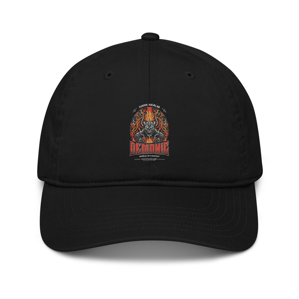 Demonic Organic Baseball Cap