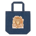 60s tee design Organic Denim Tote Bag