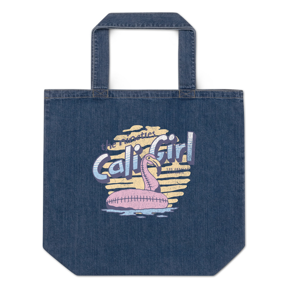 90's Cali Girl Organic Denim Tote Bag