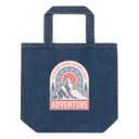 Adventure - Mountain Climbing Organic Denim Tote Bag
