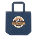 Adventure - Outdoor Mountain Organic Denim Tote Bag