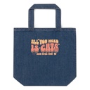All You Need Organic Denim Tote Bag