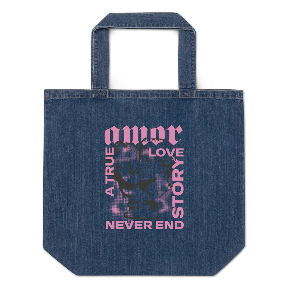 Amor Organic Denim Tote Bag