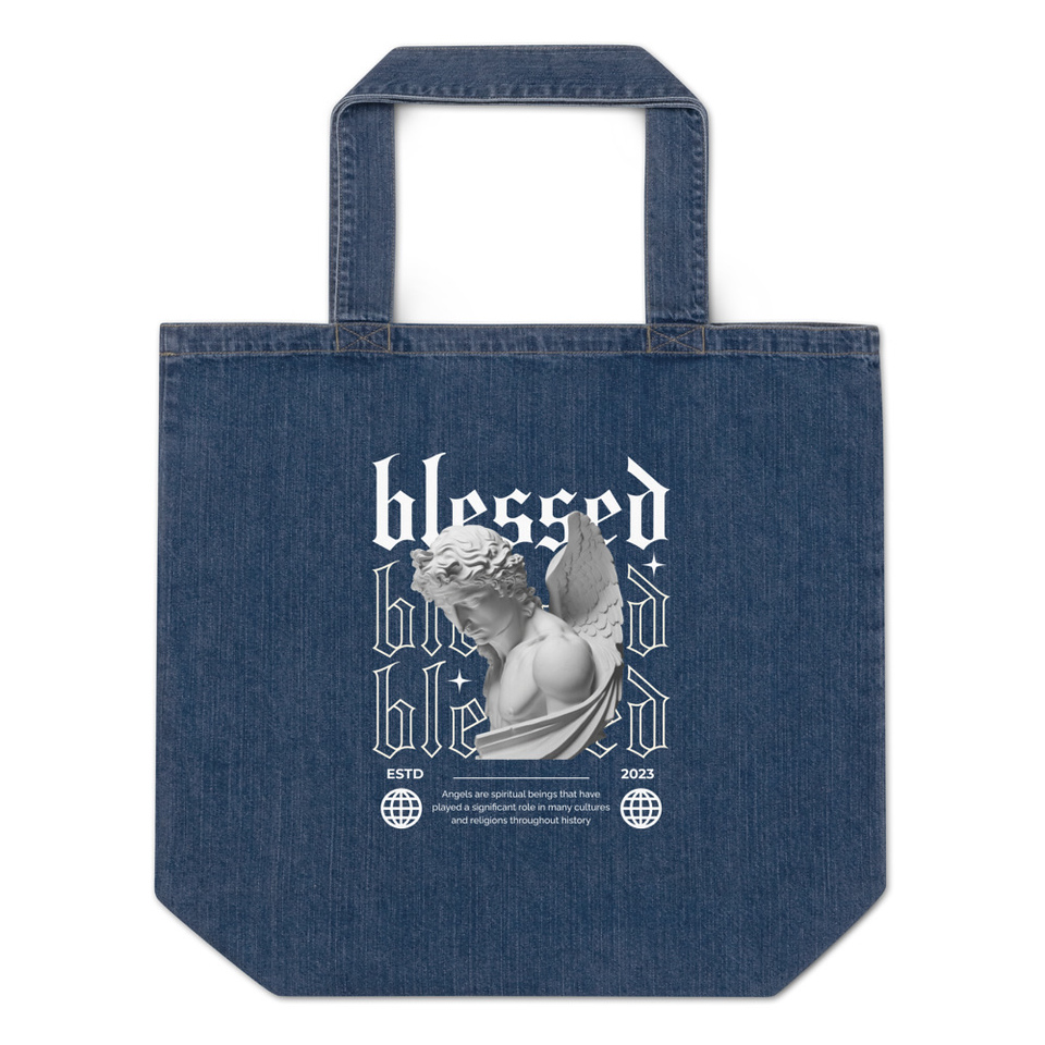 Angel Organic Denim Tote Bag