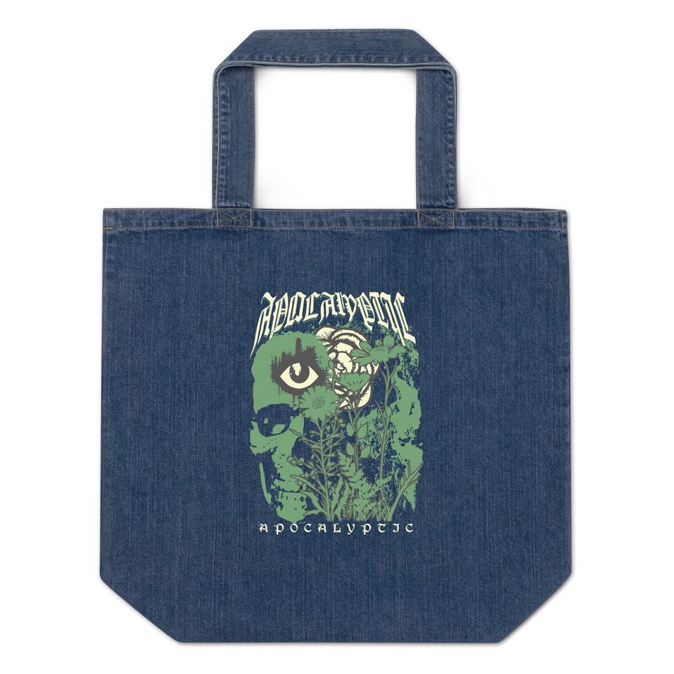 Apocalypse Organic Denim Tote Bag