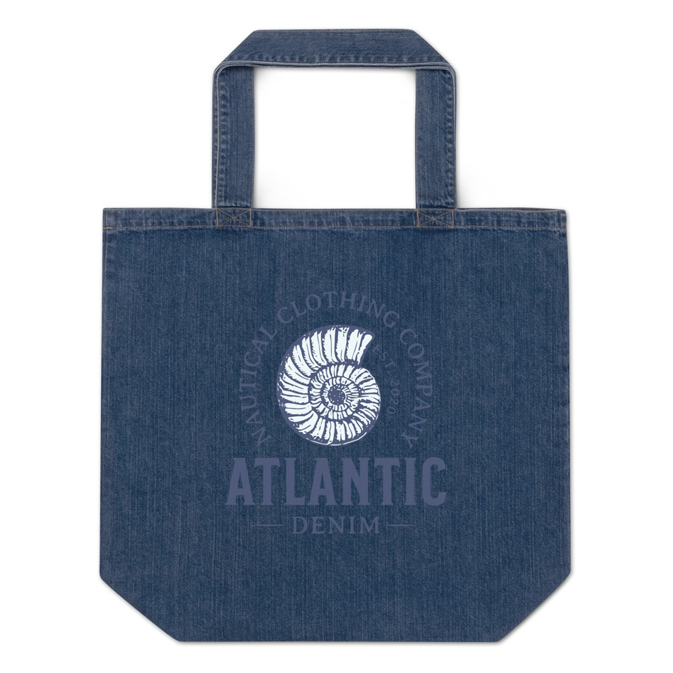 Atlantic Denim - Nautical Organic Denim Tote Bag