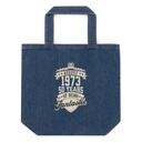 August 1973 - 50 Years Of Being Fantastic Organic Denim Tote Bag