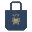 Band Merchandise Tour Illustration Organic Denim Tote Bag