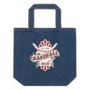 Baseball Mom Organic Denim Tote Bag