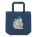 Beach Hut Organic Denim Tote Bag