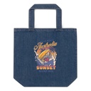 Bells Beach Australia Sunset Surfing Organic Denim Tote Bag