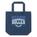 Best Players Soccer Organic Denim Tote Bag