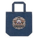 biker forever Organic Denim Tote Bag