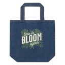 Bloom Again Organic Denim Tote Bag