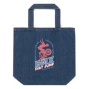 BMX Dirt Jump - Extreme Sports Organic Denim Tote Bag