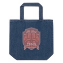 Boxing Training Organic Denim Tote Bag