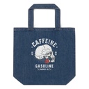 CAFFEINE GASOLINE Organic Denim Tote Bag