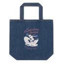 California Beach Surfing Organic Denim Tote Bag