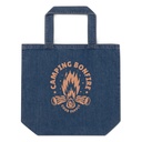 Camping Bonfire - Firewood Organic Denim Tote Bag