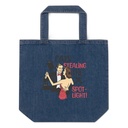 Cats Stealing the Spotlight Organic Denim Tote Bag