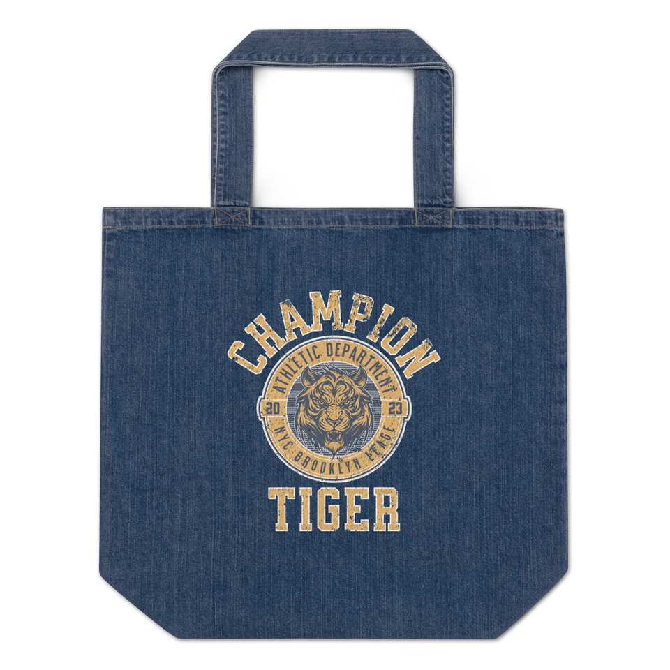 CHAMPION TIGER NYC Organic Denim Tote Bag