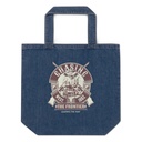Chasing the Frontier Organic Denim Tote Bag