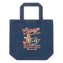 Chicago Style Hot Dogs Organic Denim Tote Bag