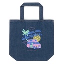 Chill Girl Summer Organic Denim Tote Bag