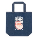 Christmas Season - Santa Claus Organic Denim Tote Bag