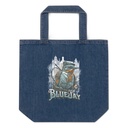 Classic Bird  Organic Denim Tote Bag