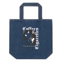 Coffee & Cigarettes Organic Denim Tote Bag