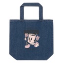 Coffee Break Mascot Organic Denim Tote Bag