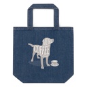 Coffee Dog Organic Denim Tote Bag