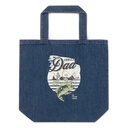 Coolest Dad Organic Denim Tote Bag