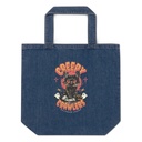Creepy Crawlers Halloween Organic Denim Tote Bag