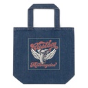 custom motorcycle  Organic Denim Tote Bag