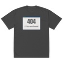 404 Oversized Faded T-Shirt